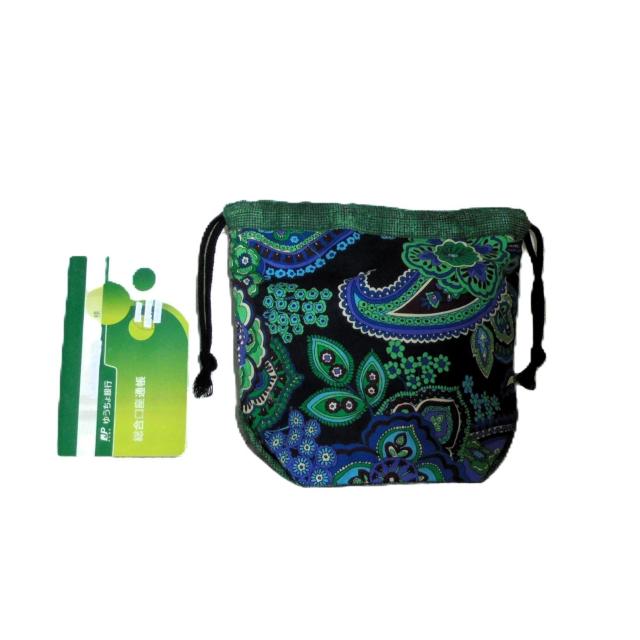 【底マチ幅が広い巾着】◆ヴェラブラッドリー◆【Blue Rhapsody】 < 女性ファッション 【底マチ幅が広い巾着】◆ヴェラブラッドリー◆【Blue Rhapsody】 < 女性ファッションの