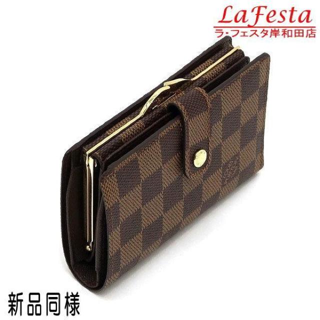 ◆ 本物 新品同様 ◆ LV ルイヴィトン ダミエ がま口財布 ガマ口財布 ポルトモネビエヴィエノワ 保存袋 箱 N61664 < ブランド ◆ 本物 新品同様 ◆ LV ルイヴィトン ダミエ がま口財布 ガマ口財布 ポルトモネビエヴィエノワ 保存袋 箱 N61664 < ブランドの