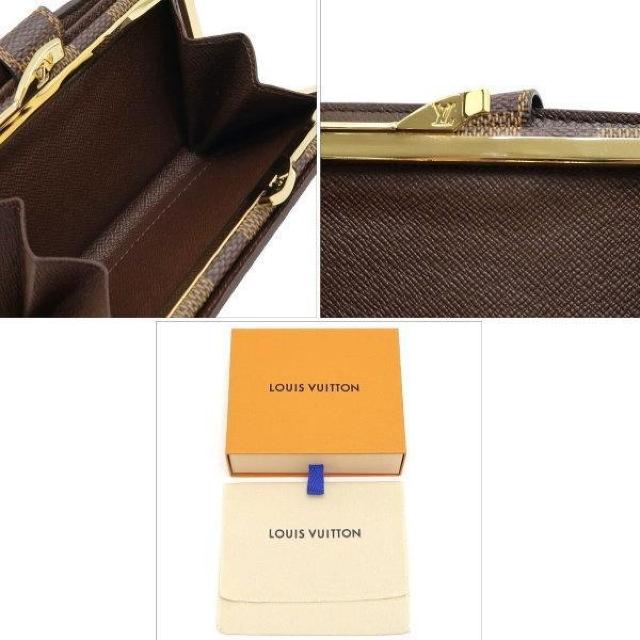 ◆ 本物 新品同様 ◆ LV ルイヴィトン ダミエ がま口財布 ガマ口財布 ポルトモネビエヴィエノワ 保存袋 箱 N61664 < ブランド ◆ 本物 新品同様 ◆ LV ルイヴィトン ダミエ がま口財布 ガマ口財布 ポルトモネビエヴィエノワ 保存袋 箱 N61664 < ブランドの