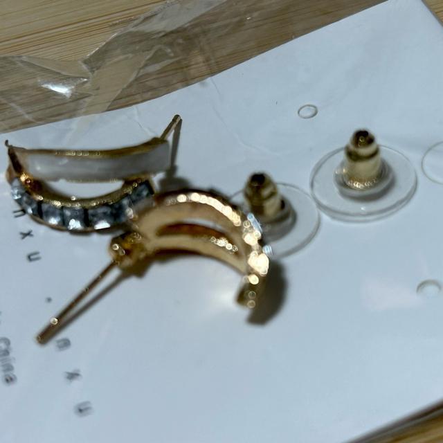 ���f�B�[�X�s�A�X�@�J���[�F�z���C�g�ƃS�[���h��zirconia�W���R�j�A ���t����2���C���@�f�U�C���@�s�A�X�@�W���R��18KGP �� �����A�N�Z�T���[/���v�� 