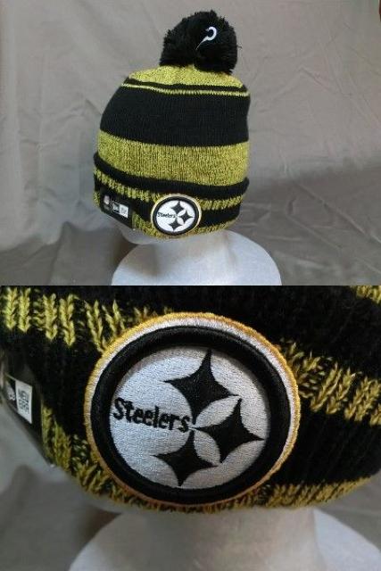 USA購入 NEWERA NFL PB スティーラーズ  ニットキャップ < 男性ファッション  USA購入 NEWERA NFL PB スティーラーズ  ニットキャップ < 男性ファッションの