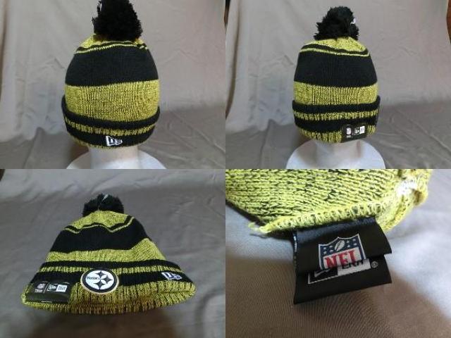 USA購入 NEWERA NFL PB スティーラーズ  ニットキャップ < 男性ファッション  USA購入 NEWERA NFL PB スティーラーズ  ニットキャップ < 男性ファッションの