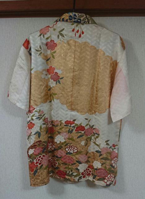 豪華絢爛★★着物★アロハシャツ★正絹 < 男性ファッション  豪華絢爛★★着物★アロハシャツ★正絹 < 男性ファッションの