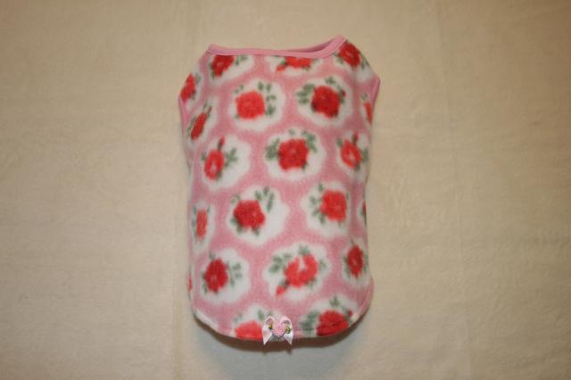 花柄プリントフリースT胴40cm(ピンク) < ペット/手芸/園芸  花柄プリントフリースT胴40cm(ピンク) < ペット/手芸/園芸の
