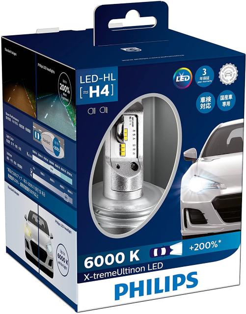 フィリップス ヘッドライト LED H4 6000K < 自動車/バイク フィリップス ヘッドライト LED H4 6000K < 自動車/バイク