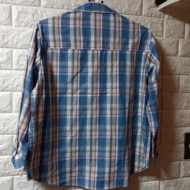 新品★キャミとして着れる3wayチェック柄シャツ/ブルー < 女性ファッション  新品★キャミとして着れる3wayチェック柄シャツ/ブルー < 女性ファッションの