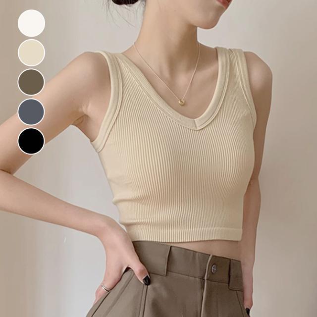 送料無料 新品 カップ付き タンクトップ ショート丈 < 女性ファッション  送料無料 新品 カップ付き タンクトップ ショート丈  < 女性ファッションの