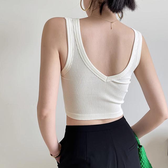 送料無料 新品 カップ付き タンクトップ ショート丈 < 女性ファッション  送料無料 新品 カップ付き タンクトップ ショート丈 < 女性ファッションの