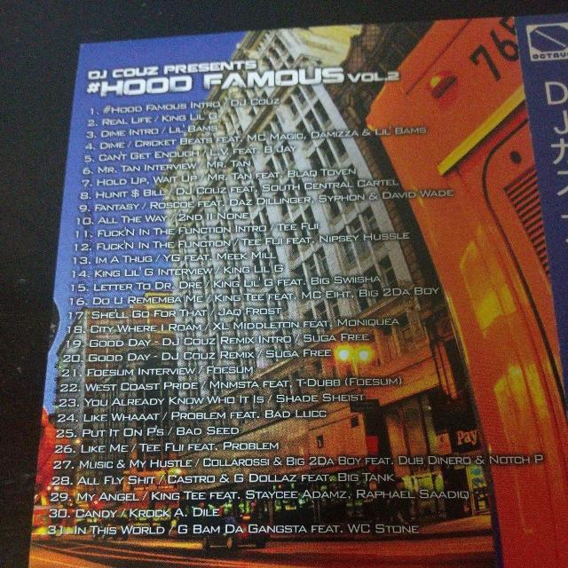 DJ COUZ『Hood Famous Vol.2』US-HipHopMixCD < CD/DVD/ビデオ DJ COUZ『Hood Famous Vol.2』US-HipHopMixCD < CD/DVD/ビデオの
