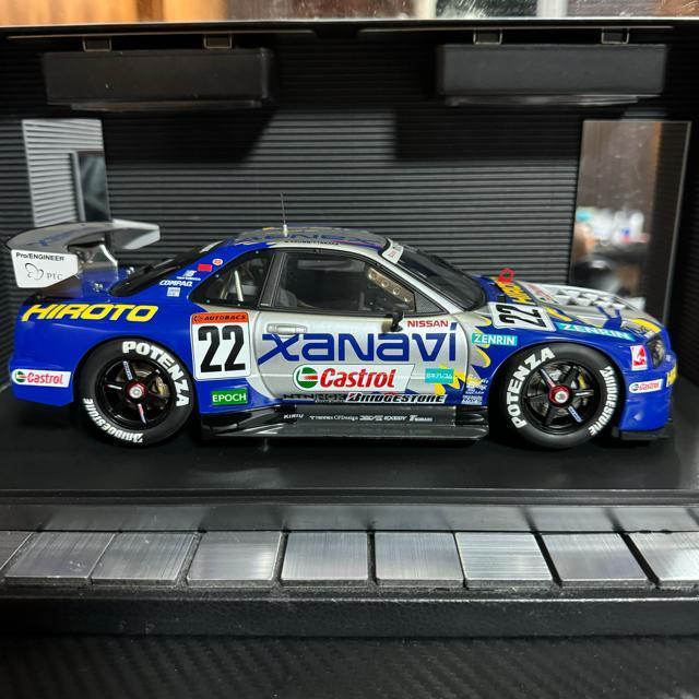 Wi I[gA[g 1/18 XANAVI HIROTO GTR (R34)  zr[ 