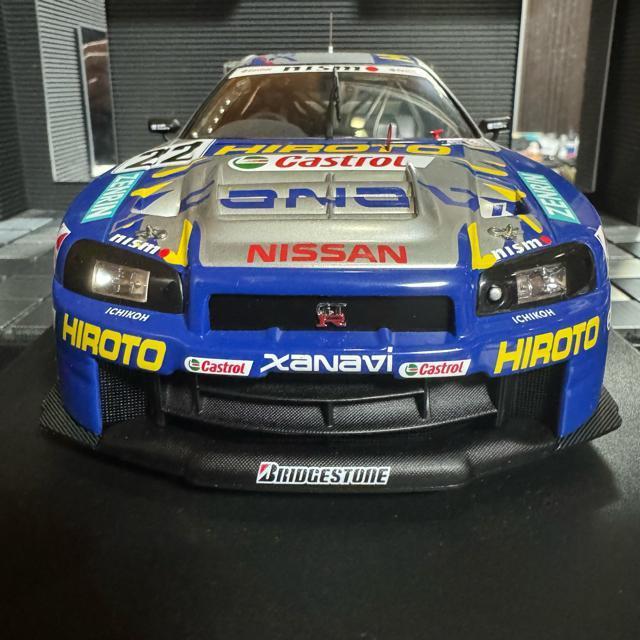 Wi I[gA[g 1/18 XANAVI HIROTO GTR (R34)  zr[ 