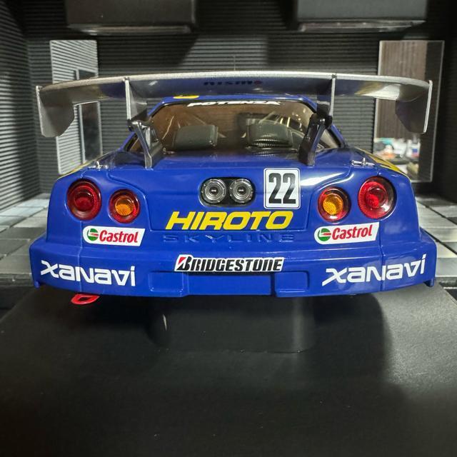 Wi I[gA[g 1/18 XANAVI HIROTO GTR (R34)  zr[ 