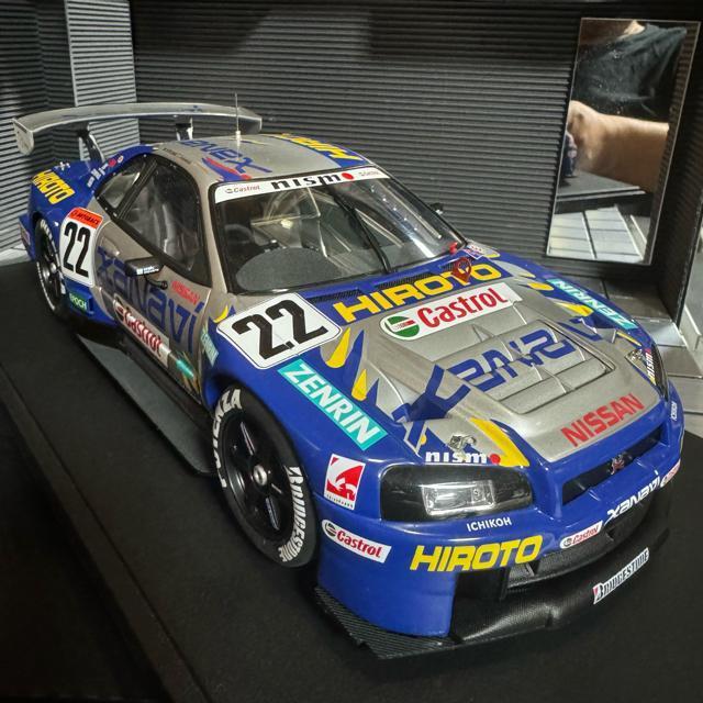 Wi I[gA[g 1/18 XANAVI HIROTO GTR (R34)  zr[ 
