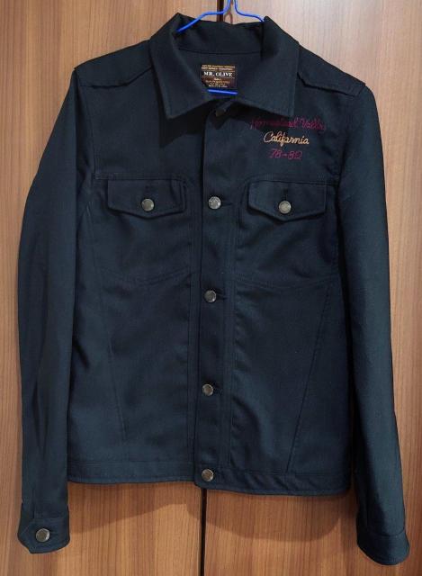 美品★MR.OLIVE★トラッカージャケット★シーズンレス★ミリタリージャケット★バイカー★黒★Gジャン★可愛い★レア物★送料無料 < 女性ファッション 美品★MR.OLIVE★トラッカージャケット★シーズンレス★ミリタリージャケット★バイカー★黒★Gジャン★可愛い★レア物★送料無料 < 女性ファッションの