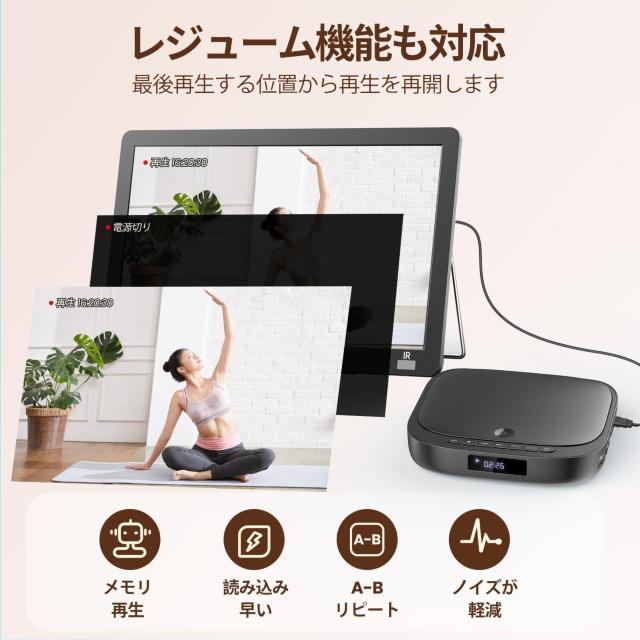 ミニDVDプレーヤー1080Pサポート DVD/CD再生専用モデル リージョンフリー CPRM対応、Blue-ray非対応 < 家電/AV  ミニDVDプレーヤー1080Pサポート DVD/CD再生専用モデル リージョンフリー CPRM対応、Blue-ray非対応 < 家電/AVの