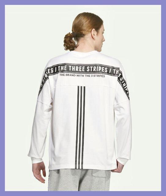 ☆アディダス☆美品♪完売バックラインロゴオーバーサイズロンTM☆ < ブランド  ☆アディダス☆美品♪完売バックラインロゴオーバーサイズロンTM☆ < ブランドの