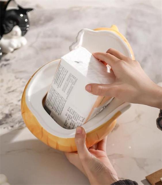 可愛い猫デザイン ティッシュボックス リビング置物 ティッシュ収納ケース < インテリア/ライフ 可愛い猫デザイン ティッシュボックス リビング置物 ティッシュ収納ケース < インテリア/ライフの