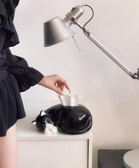 可愛い猫デザイン ティッシュボックス リビング置物 ティッシュ収納ケース < インテリア/ライフ 可愛い猫デザイン ティッシュボックス リビング置物 ティッシュ収納ケース < インテリア/ライフの