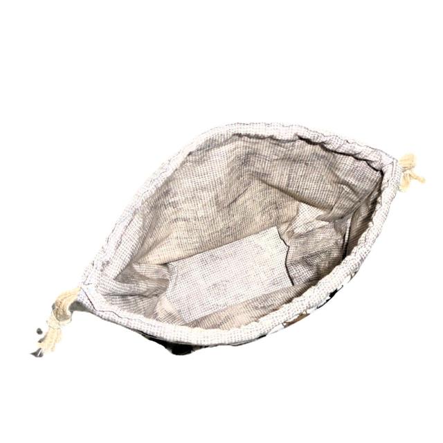 【底マチ幅が広い巾着】◆日本猫◆日本のねこちゃん図鑑・白×ベージュ◆裏地あり巾着 < 女性ファッション 【底マチ幅が広い巾着】◆日本猫◆日本のねこちゃん図鑑・白×ベージュ◆裏地あり巾着 < 女性ファッションの