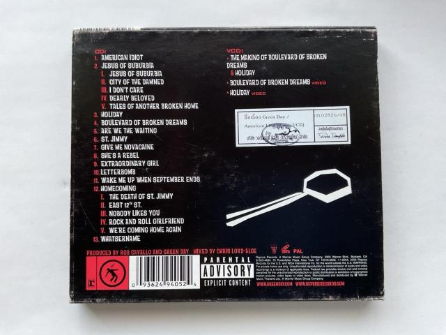 GREEN DAY AMERICAN IDIOT SPECIAL EDITION CD+VCD < CD/DVD/ビデオ GREEN DAY AMERICAN IDIOT SPECIAL EDITION CD+VCD < CD/DVD/ビデオの