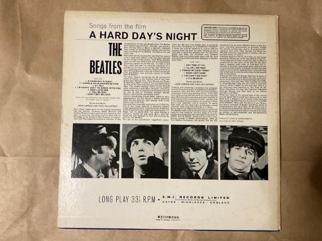 THE BEATLES A HARD DAY'S NIGHT 東芝EMI 日本盤 LPレコード STEREO EAS-80552 < CD/DVD/ビデオ THE BEATLES A HARD DAY'S NIGHT 東芝EMI 日本盤 LPレコード STEREO EAS-80552 < CD/DVD/ビデオの