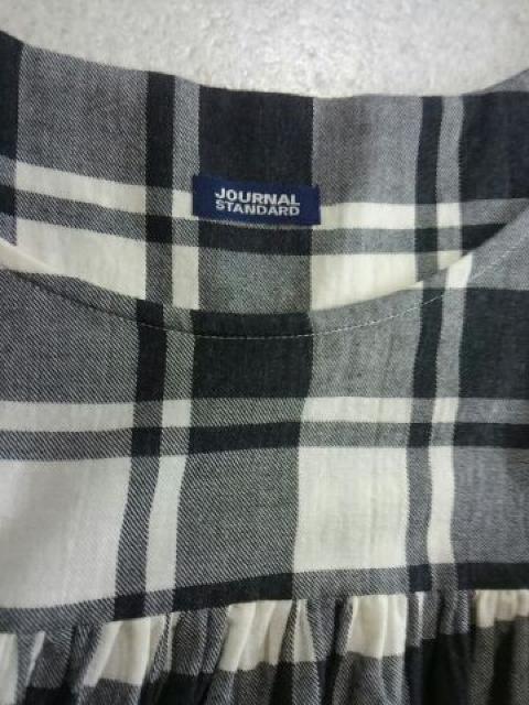 **JOURNAL STANDARD* コットン*ウール  チェックOp < ブランド  **JOURNAL STANDARD* コットン*ウール  チェックOp < ブランドの