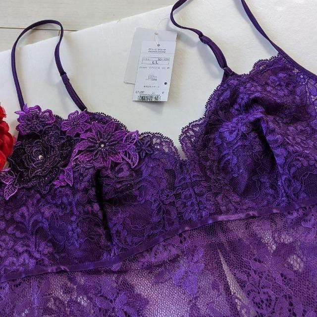 Wacoal/ワコール/salute/サルート/37G/アンドロメダ/キャミソール/LL/VI/CTJ237/三吉彩花/anan@ < 女性ファッション  Wacoal/ワコール/salute/サルート/37G/アンドロメダ/キャミソール/LL/VI/CTJ237/三吉彩花/anan@ < 女性ファッションの