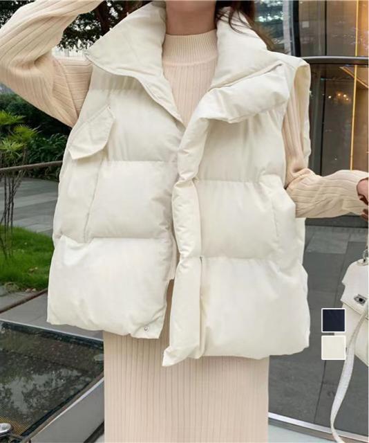 送料無料 新品 エコダウンベストレディース暖か中綿ベスト < 女性ファッション  送料無料 新品 エコダウンベストレディース暖か中綿ベスト  < 女性ファッションの
