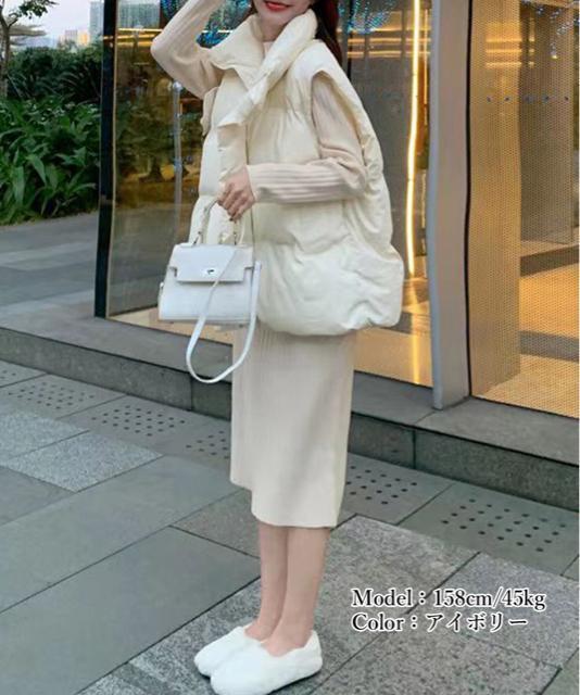 送料無料 新品 エコダウンベストレディース暖か中綿ベスト < 女性ファッション  送料無料 新品 エコダウンベストレディース暖か中綿ベスト < 女性ファッションの