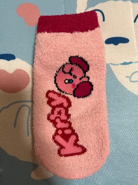 カービィ 靴下 モコモコ 濃ピンク < アニメ/コミック/キャラクター  カービィ 靴下 モコモコ 濃ピンク  < アニメ/コミック/キャラクターの