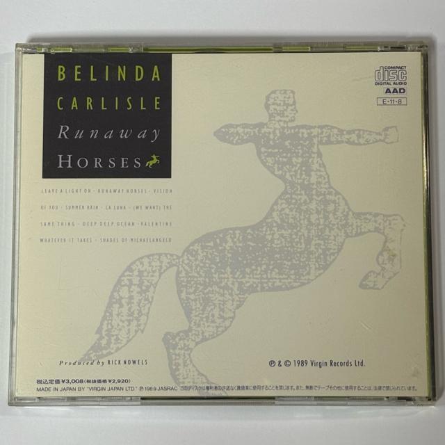 Carlisle, Belinda / Runaway Horses < CD/DVD/ビデオ  Carlisle, Belinda / Runaway Horses < CD/DVD/ビデオの