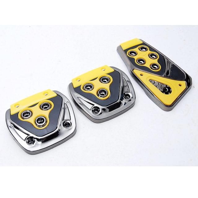 フォーミュラスペック ノンスリップ スポーツ ペダルカバー イエロー MT用 汎用 ペダルパッド マニュアル 軽量 ドレスアップ < 自動車/バイク フォーミュラスペック ノンスリップ スポーツ ペダルカバー イエロー MT用 汎用 ペダルパッド マニュアル 軽量 ドレスアップ < 自動車/バイク