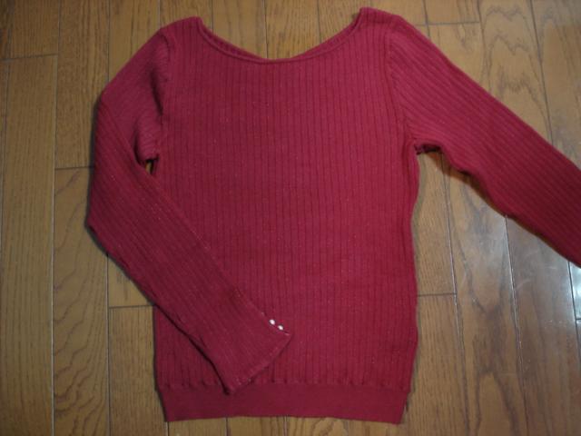 ★アプワイザーリッシェ 袖パール付 前後2wayリブ編みニット★新品!超激安! < ブランド ★アプワイザーリッシェ 袖パール付 前後2wayリブ編みニット★新品!超激安! < ブランドの