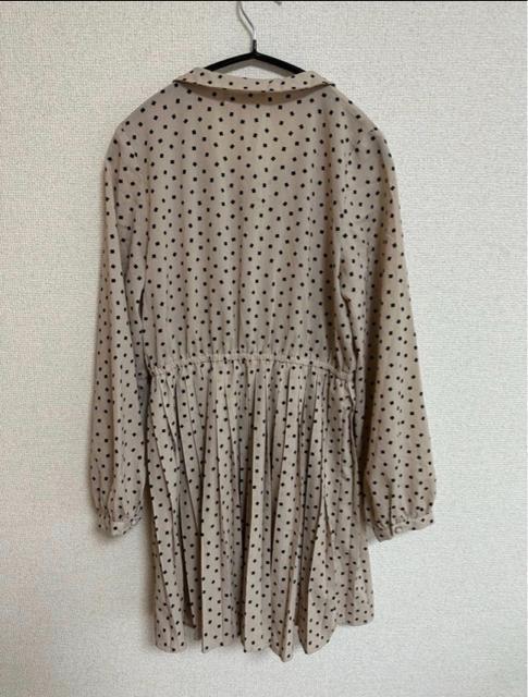 ローリーズファーム ドット柄 ワンピース チュニック Mサイズ < 女性ファッション ローリーズファーム ドット柄 ワンピース チュニック Mサイズ < 女性ファッションの
