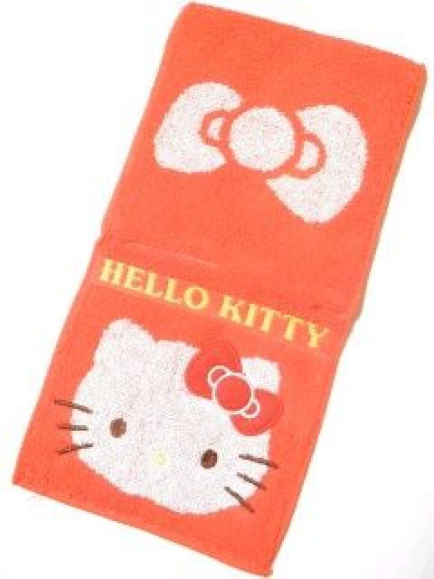 《New》キティちゃん★サニタリー入れにもピッタリ・ポケット付タオル【レッド】 < インテリア/ライフ 《New》キティちゃん★サニタリー入れにもピッタリ・ポケット付タオル【レッド】 < インテリア/ライフの