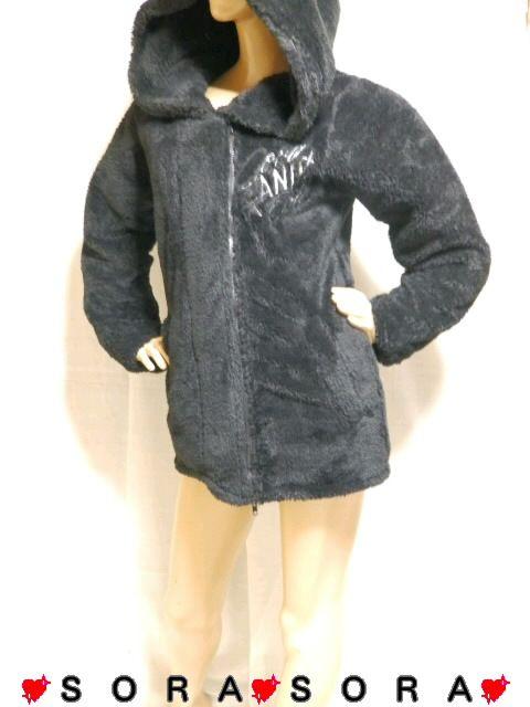 【GHOST OF HARLEM/ゴーストオブハーレム】フード付♪ロゴ刺繍ボアジャケット コート < ブランド 【GHOST OF HARLEM/ゴーストオブハーレム】フード付♪ロゴ刺繍ボアジャケット コート < ブランドの