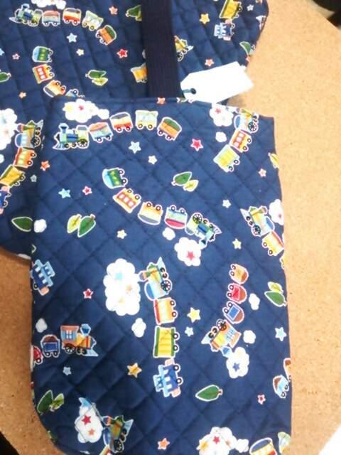 ハンドメイド在庫処分!! 手提げ&くつ袋(青) < キッズ/ベビー  ハンドメイド在庫処分!! 手提げ&くつ袋(青) < キッズ/ベビーの