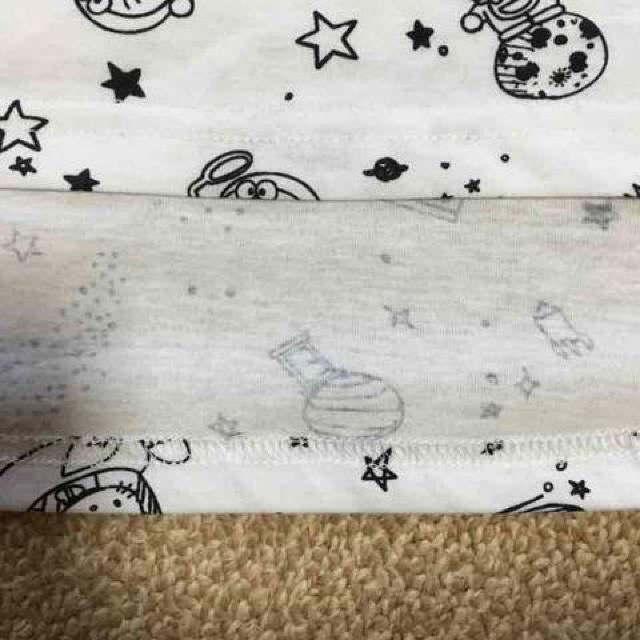 ハローキティ×ドラえもん・宇宙柄ドルマン袖カットソー白M < 女性ファッション  ハローキティ×ドラえもん・宇宙柄ドルマン袖カットソー白M < 女性ファッションの