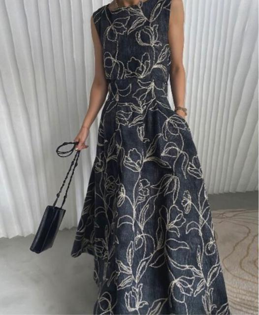 AmeriVintageAMERIDENIMLIKEFLOWERDRESSAfjCNt[hXs[XBe[W  t@bV 