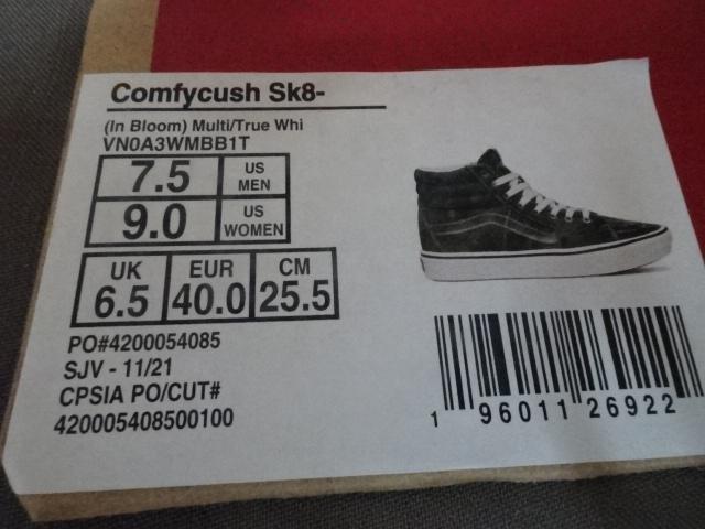 激レア USA限定 高機能【ComfyCush】バンズ【Sk8-Hi】25.5a < ブランド  激レア USA限定 高機能【ComfyCush】バンズ【Sk8-Hi】25.5a < ブランドの