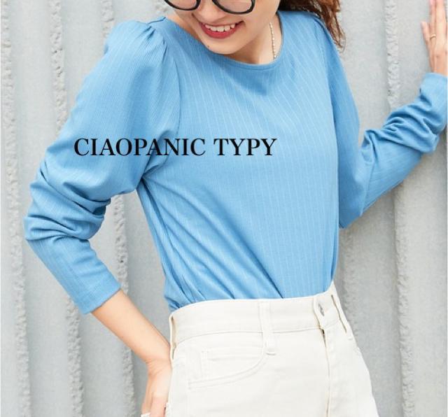 新品 CIAOPANIC TYPY★ リブボートネックカットソー < 女性ファッション  新品 CIAOPANIC TYPY★ リブボートネックカットソー < 女性ファッションの