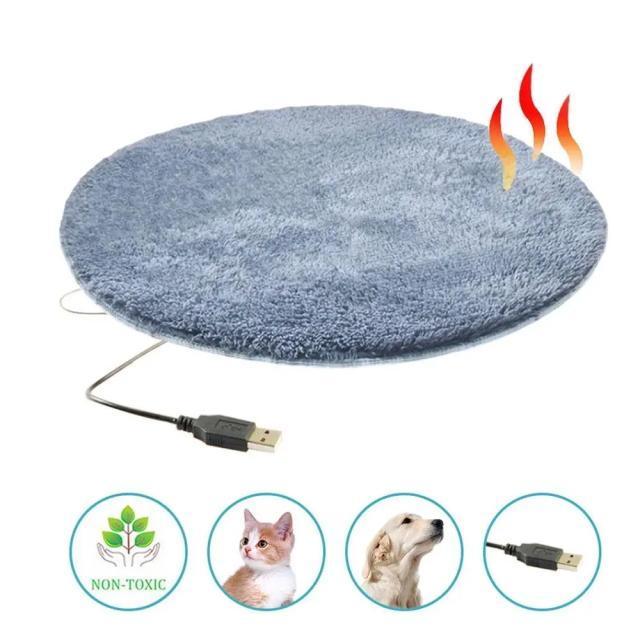 ペットホットカーペットマット ペットヒーター 犬 猫ペット電気毛布 省エネヒーターUSB電源 暖かいホットカーペット丸型 寒さ対策 < ペット/手芸/園芸  ペットホットカーペットマット ペットヒーター 犬 猫ペット電気毛布 省エネヒーターUSB電源 暖かいホットカーペット丸型 寒さ対策  < ペット/手芸/園芸の