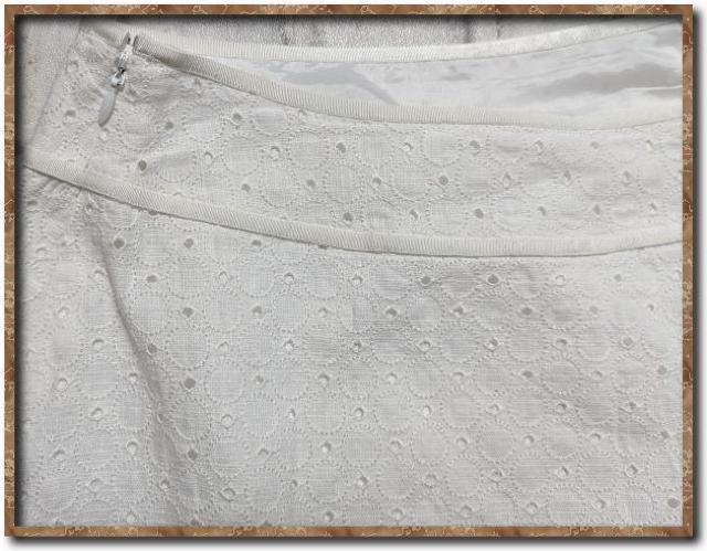 ニューヨーカー 刺繍入りスカート 白 < ブランド  ニューヨーカー 刺繍入りスカート 白 < ブランドの