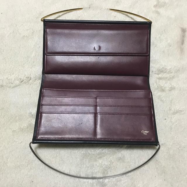 正規品 カルティエ トリニティ ハンドル付 ウォレット ブラック ボルドー < ブランド  正規品 カルティエ トリニティ ハンドル付 ウォレット ブラック ボルドー < ブランドの