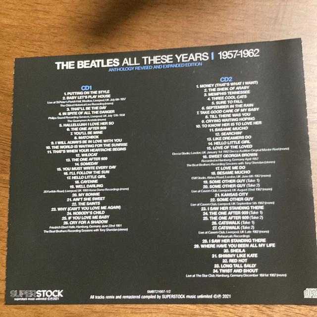 輸入盤 2枚組 THE BEATLES / ALL THESE YEARS 1957-62 ANTHOLOGY ビートルズ < タレントグッズ  輸入盤 2枚組 THE BEATLES / ALL THESE YEARS 1957-62 ANTHOLOGY ビートルズ < タレントグッズの