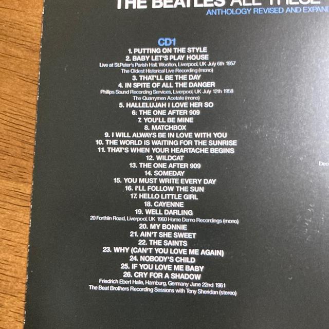 輸入盤 2枚組 THE BEATLES / ALL THESE YEARS 1957-62 ANTHOLOGY ビートルズ < タレントグッズ  輸入盤 2枚組 THE BEATLES / ALL THESE YEARS 1957-62 ANTHOLOGY ビートルズ < タレントグッズの