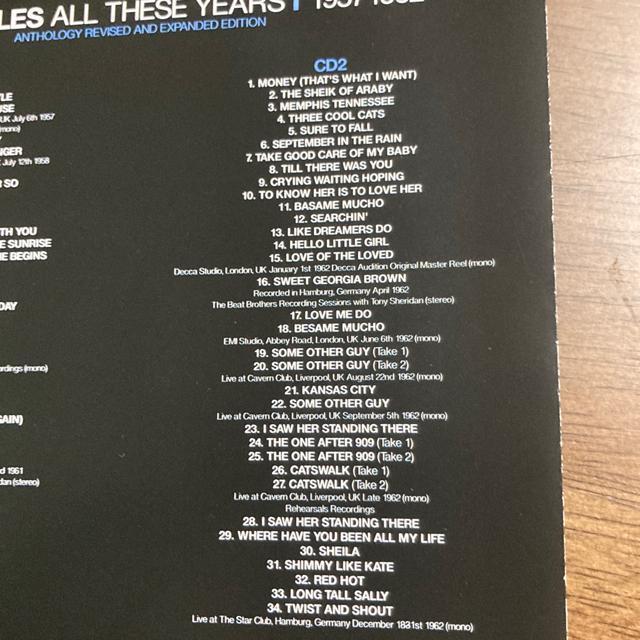 輸入盤 2枚組 THE BEATLES / ALL THESE YEARS 1957-62 ANTHOLOGY ビートルズ < タレントグッズ  輸入盤 2枚組 THE BEATLES / ALL THESE YEARS 1957-62 ANTHOLOGY ビートルズ < タレントグッズの