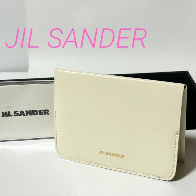 美品 JIL SANDER ジルサンダー レザー カードケース カード入れ パスケース アイボリー レディース メンズ < ブランド 美品 JIL SANDER ジルサンダー レザー カードケース カード入れ パスケース アイボリー レディース メンズ < ブランドの