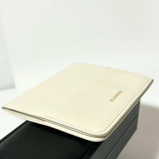 美品 JIL SANDER ジルサンダー レザー カードケース カード入れ パスケース アイボリー レディース メンズ < ブランド 美品 JIL SANDER ジルサンダー レザー カードケース カード入れ パスケース アイボリー レディース メンズ < ブランドの