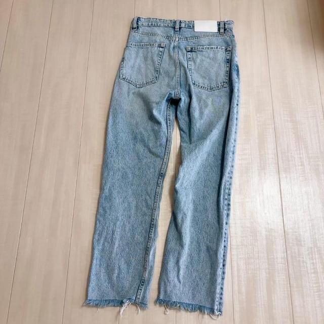 ◆ZARA/ザラ◆ワイドストレートデニム★薄ブルー34*シンプルコーデ♪美品 < ブランド ◆ZARA/ザラ◆ワイドストレートデニム★薄ブルー34*シンプルコーデ♪美品 < ブランドの